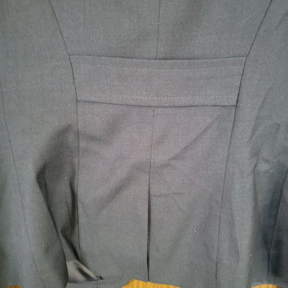 Vintage 90s The Limited Collection Navy Blue Tailored  Suit Jacket Size 6 - Picture 9 of 15